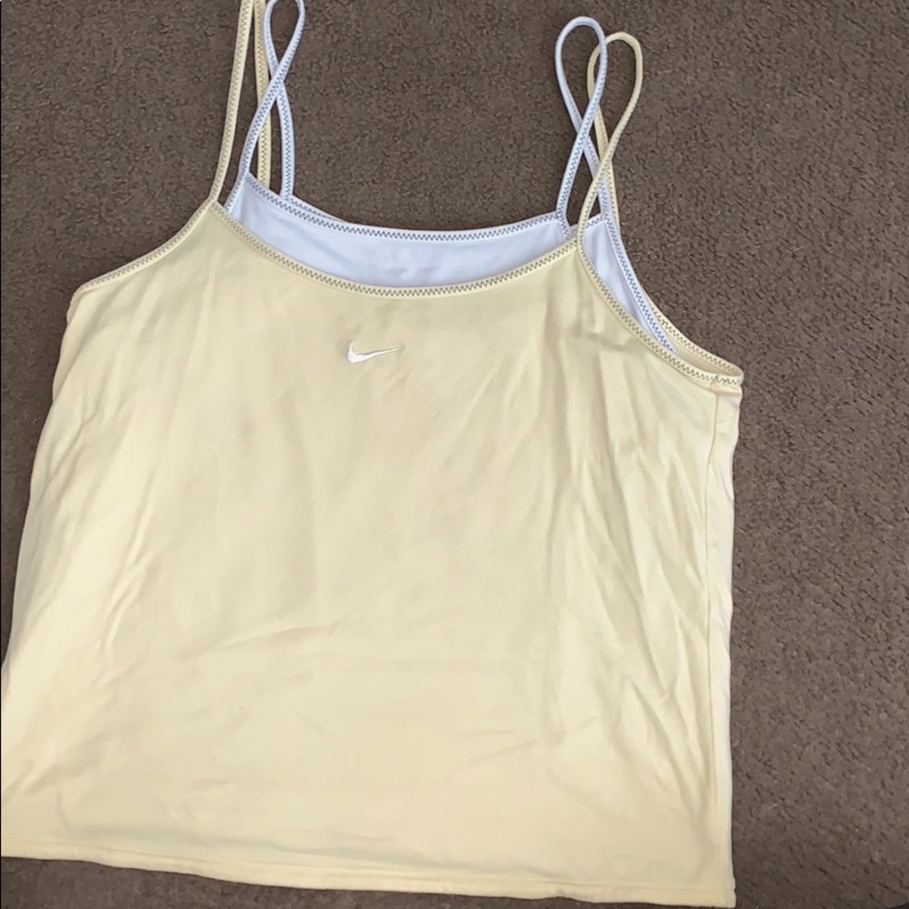 Nike Yellow tank top